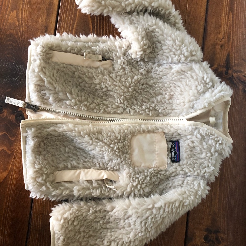 Cream Patagonia jacket